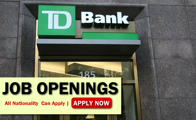 td bank job openings